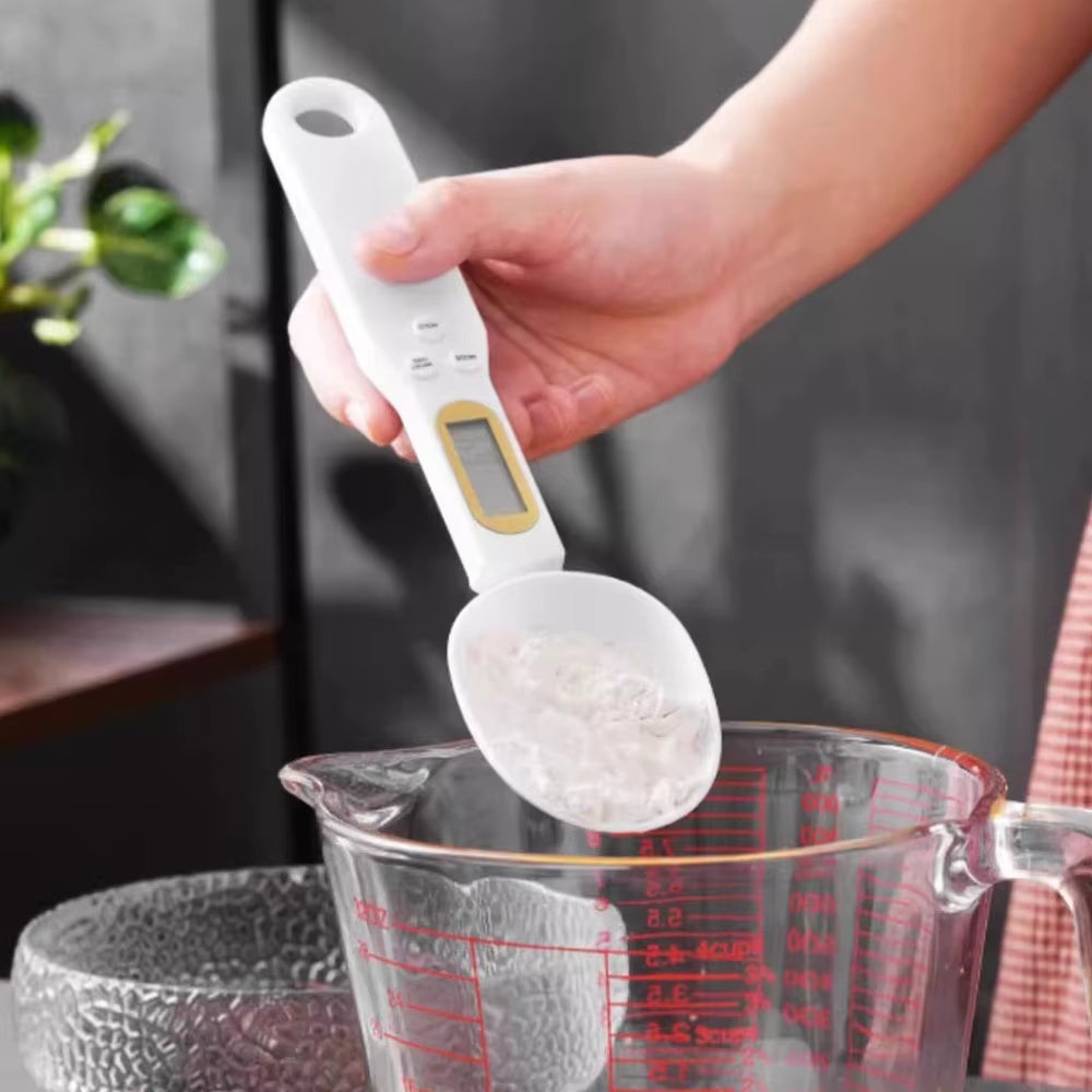 500G 0.1G Electronic Kitchen Scale LCD Digital Measuring Food Flour Digital Spoon Scale Mini Kitchen Tool for Milk Coffee Scale